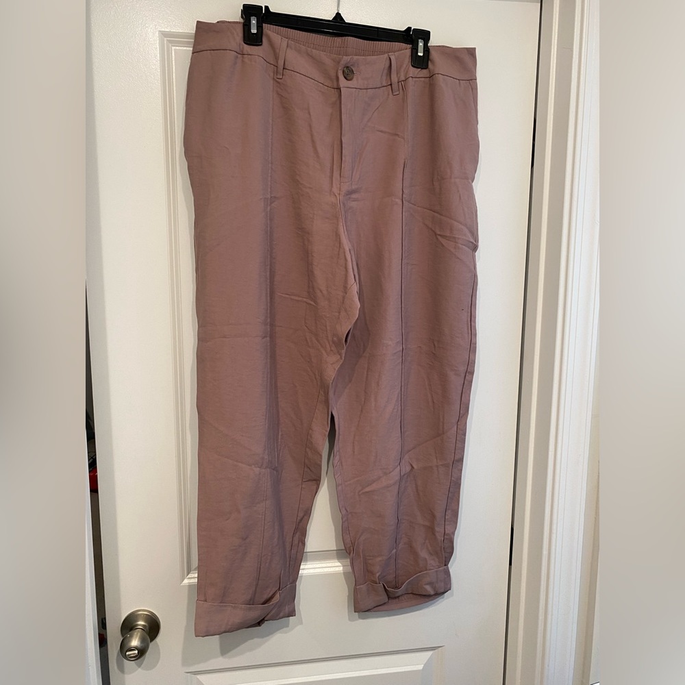 A New Day Mauve Tapered Pants